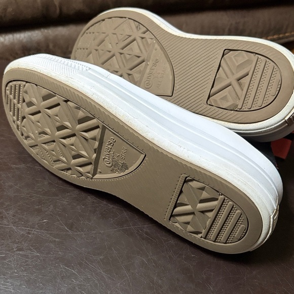 Converse Black and White Sneakers with Red Interior - Picture 4 of 9